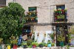 Cuenca, maison Fleurie, Espagne.