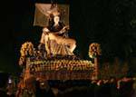 Cuenca, procession, c'est lourd de porter en montant, Espagne.