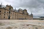 Escorial, façade principale du Monastère, Espagne.