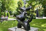 Madrid, Atocha, Museo Reina Sofia, Miro sculpture, Espagne.