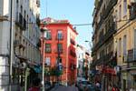 Madrid, Calle Atocha à pied, Espagne.
