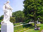 Madrid, Jardines Sabatini Regard Bienveillant, Espagne.
