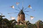 Mar Menor, antique moulin à vent, Espagne.