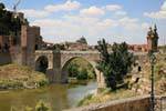 Tolède, pont Alcantara, Espagne.