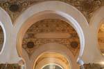 Décoration géométrique des frises, Synagogue Santa Maria la Blanca, Tolède, Espagne.