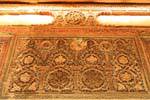 Motifs floraux typiques de l'art mudéjar, Synagogue El Tránsito, Tolède, Espagne.