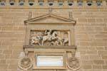 Úbeda, détail de la façade de l'Hospital de Santiago, Espagne.