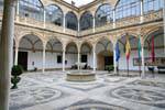 Úbeda, Patio de la Casa de Los Torres, Espagne.