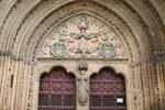 Úbeda, portail principal, San Pedro, Espagne.