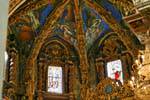 Valencia, cathédrale, peinture de la voûte du Presbiterio, Espagne.