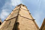 Valencia, cathédrale, perspective sur la tour octogonale de Miguelete, Espagne.