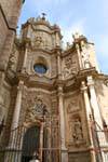 Valencia, cathédrale Sainte-Marie, Puerta de Los Hierros, Espagne.