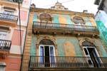 Valencia, couleurs des habitations, Espagne.