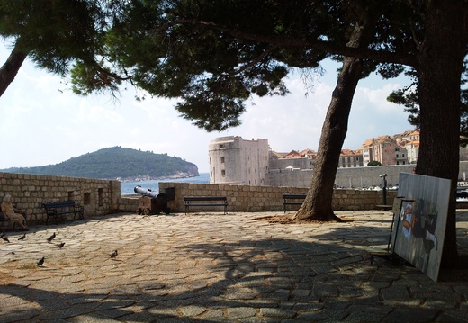 petite place ombragée Dubrovnik Photo0210