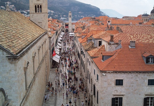 Photo0235 artère principale de la vielle ville de Dubrovnik
