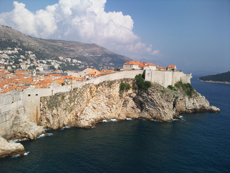 Paysage des falaises, Dubrovnik. Schacke Frederic