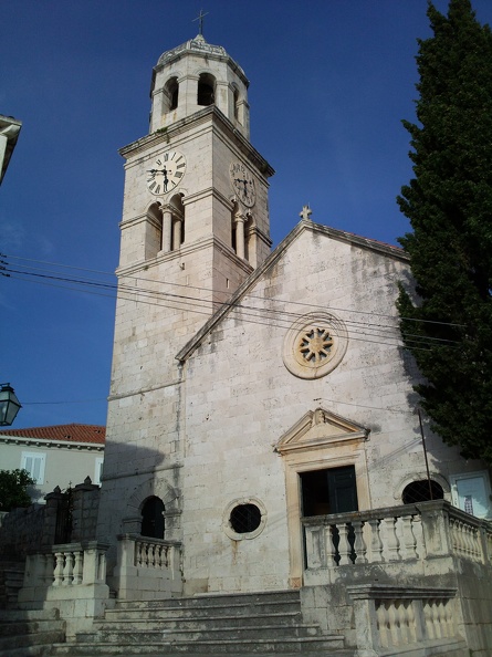 Devant l'église de Cavtat Schacke Frederic