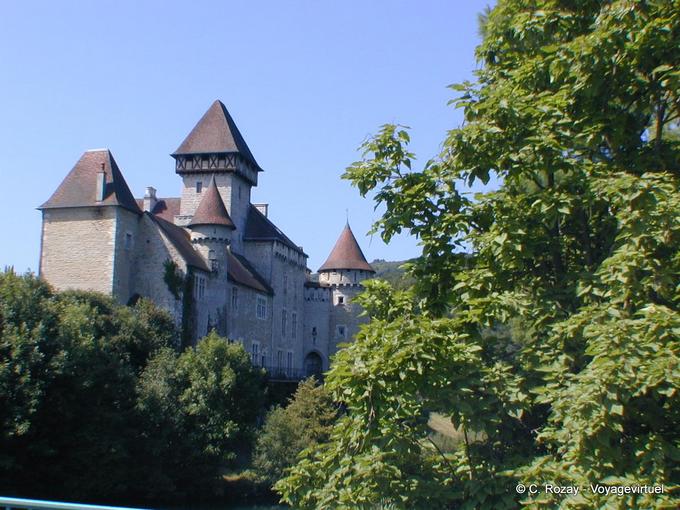 Les tours du Château de Cléron, Doubs - Franche-Comté - France