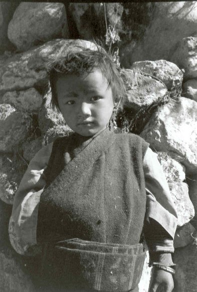 Le rayonnement, visage népalais
