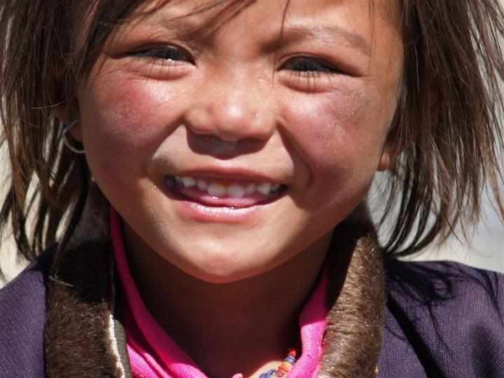 Sourire de garçon ou de fille! Qu'importe... Couleurs du Tibet
Mots-clés: Tibet