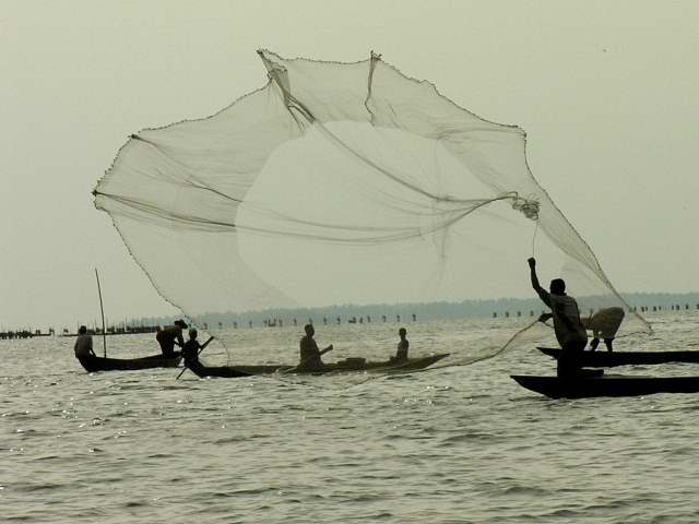 Pêcheurs sur la lagune - Ganvier - Bénin - Avril 2006
Mots-clés: Ganvier Bénin