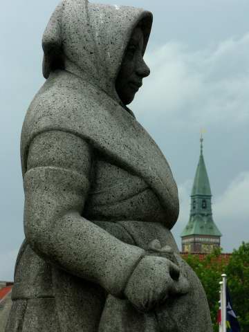 Statue du Port de Copenhague - Août 2006
