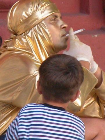 Bulgarie La pause de la statue
Plovdiv Bulgarie- Août 2004
Mots-clés: Bulgarie