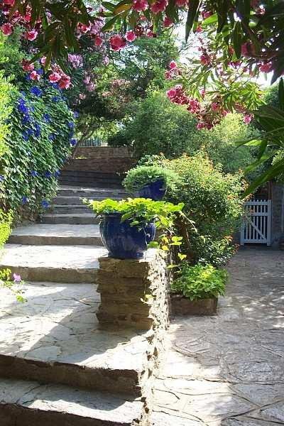 Poteries bleues et fleurs en Provence, Bormes les Mimosas
Mots-clés: poterie Provence