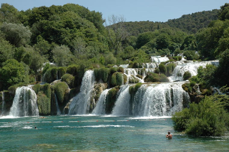 Skradinski Buk dans le par national de Krika - Croatie
