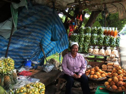 La vendeuse de fruits, Thailande
Une vendeuse de fruits entre Bangkok et Hua Hin, Thaïlande
Mots-clés: Asie Thaïlande