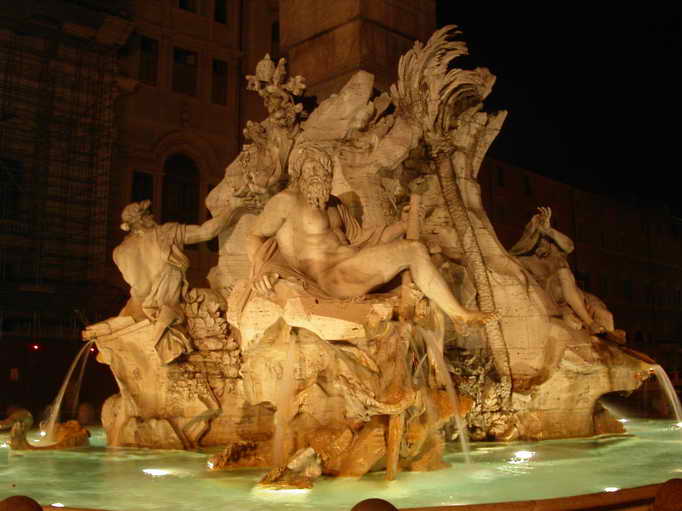 Fontaine des quatre fleuves, piazza Navona, Rome
Mots-clés: Rome