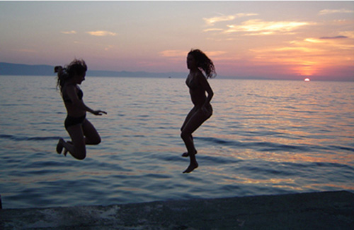 silhouettes in sunset Croatie
silhouettes sur l'Adriatique
Mots-clés: Croatie soleil adriatique silhouettes