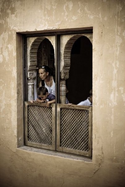 Granada, curiosité à la fenêtre
palais al Hambra
