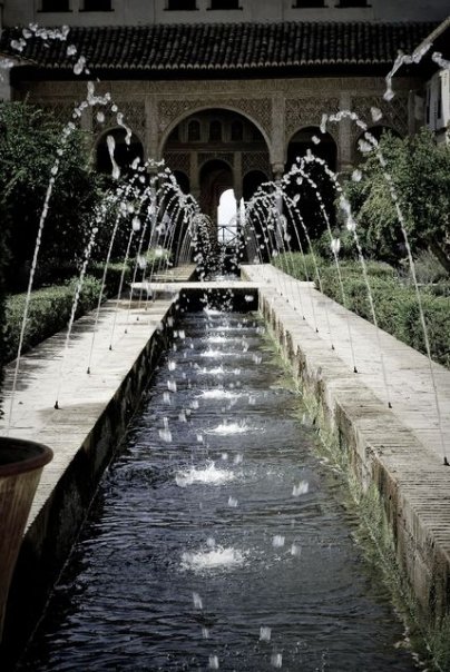 Granada, jets d'eau Al Hambra
palais al Hambra
