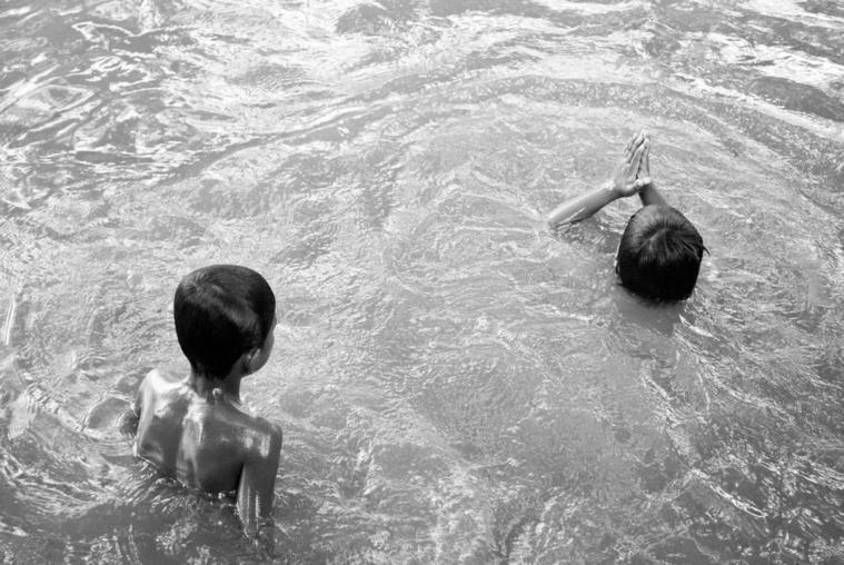 Bain sacré dans les eaux
