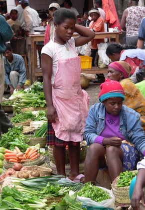 marché à Tananarive -Madagascar-
