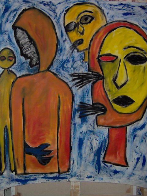 Composition
huile sur toile 120x97 cm
