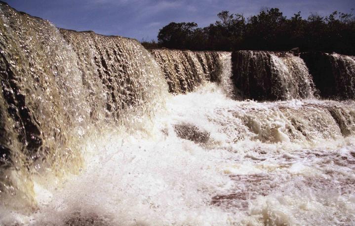 chute d'eau dans la région du Canaima (Vénézuela]
Mots-clés: Vénézuela canaima
