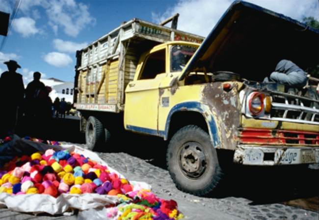 Trabajo, dans le camion
