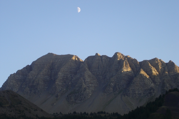 La montagne en fin d'après midi à Vars, été 2005
Mots-clés: Vars