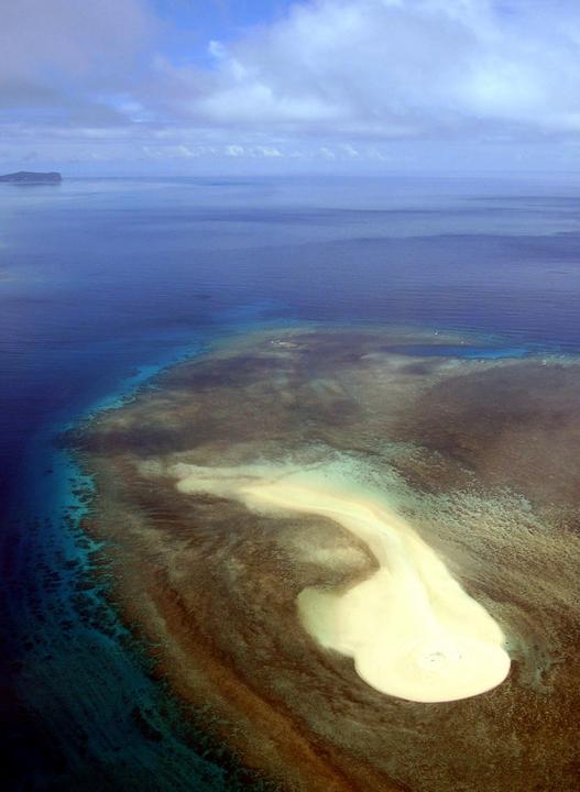 Ilot de sable blanc à Mayotte
