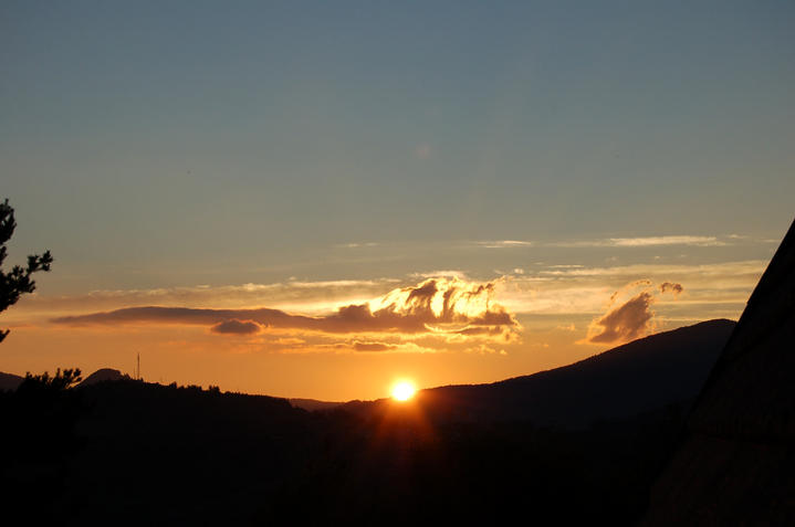 Lever de soleil dans le Donezan
