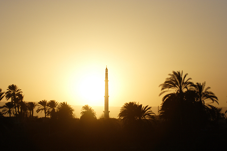 Coucher de soleil sur le Nil
Minaret et coucher de soleil sur le Nil (Haute Egypte, Esna)
