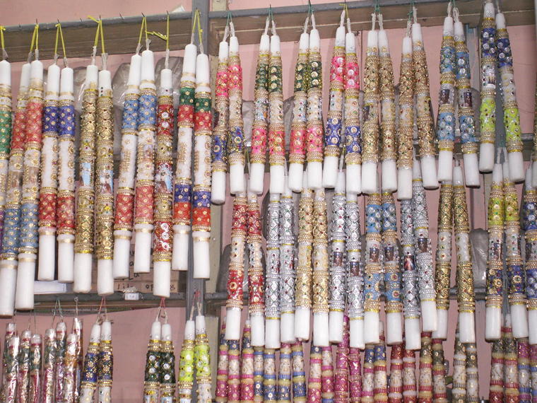 Cierges en prévision des processions et cérémonies religieuses - Cuzco, Pérou
Pérou Cuzco
Mots-clés: Peru Cuzco