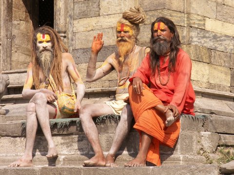 Sâdhus - Népal
Ils portent le plus souvent une longue chevelure, signe de virilité et de force ...
Mots-clés: sâdhu secte jaïn spirituel Inde