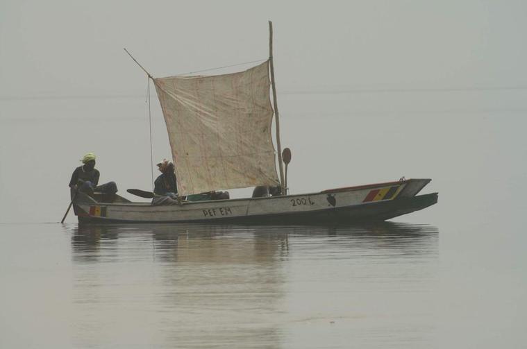 En attendant la bise devant le campement de pêche Hakuna Matata
Mots-clés: Senegal