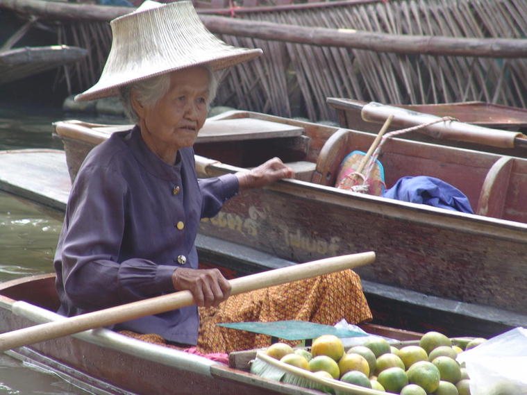 marché flottant - Bangkok
