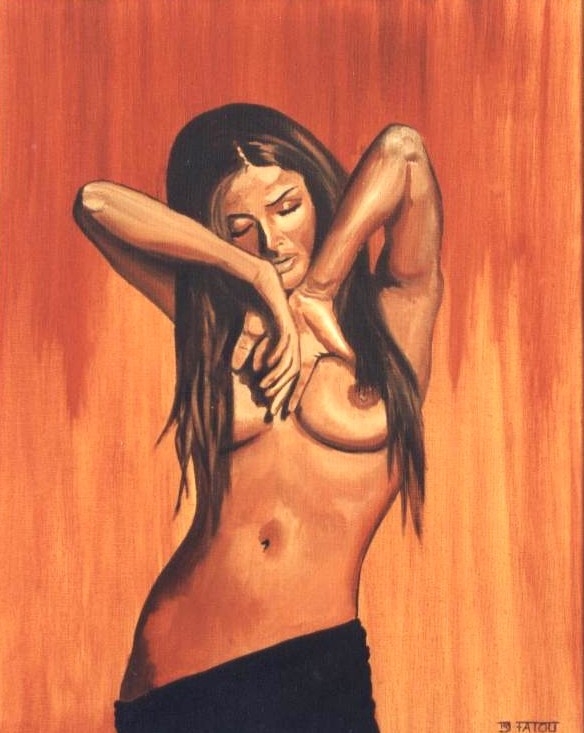 "O Femmes" Délassée
Huile sur toile 46x38cm 1999
