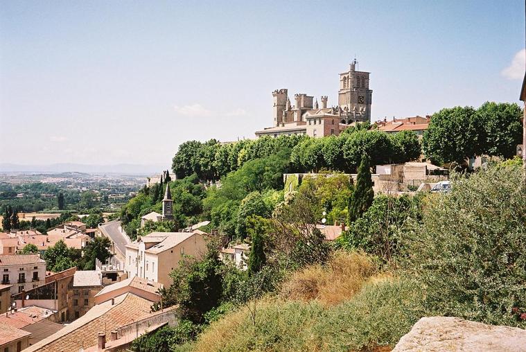 Béziers, sur la colline
