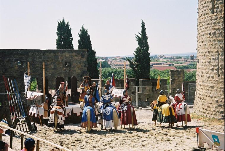 Carcassonne - Cérémonie avant la joute
